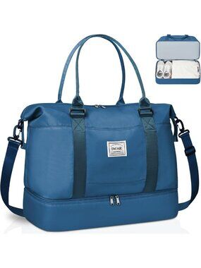 Extra Large Travel Duffel Bag, Weekender Tote for Women, Gym & Hospital Use, Wet